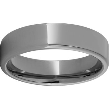 Rugged Tungsten™ 6mm Pipe Cut Polished Band