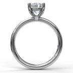 Classic Round Cut Solitaire Engagement Ring