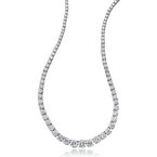 5.60 tcw. 17" Straight Diamond Necklace