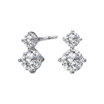 Ladies Fashion LG Diamond Earrings