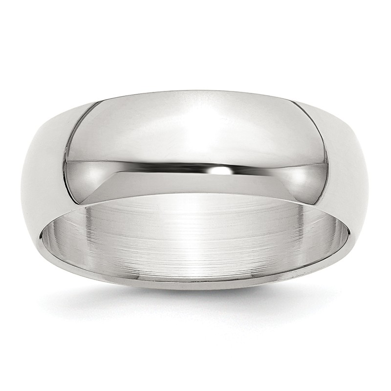 Top 10 Jewelry Gift 14KW 3mm LTW Milgrain Half Round Band Size 11