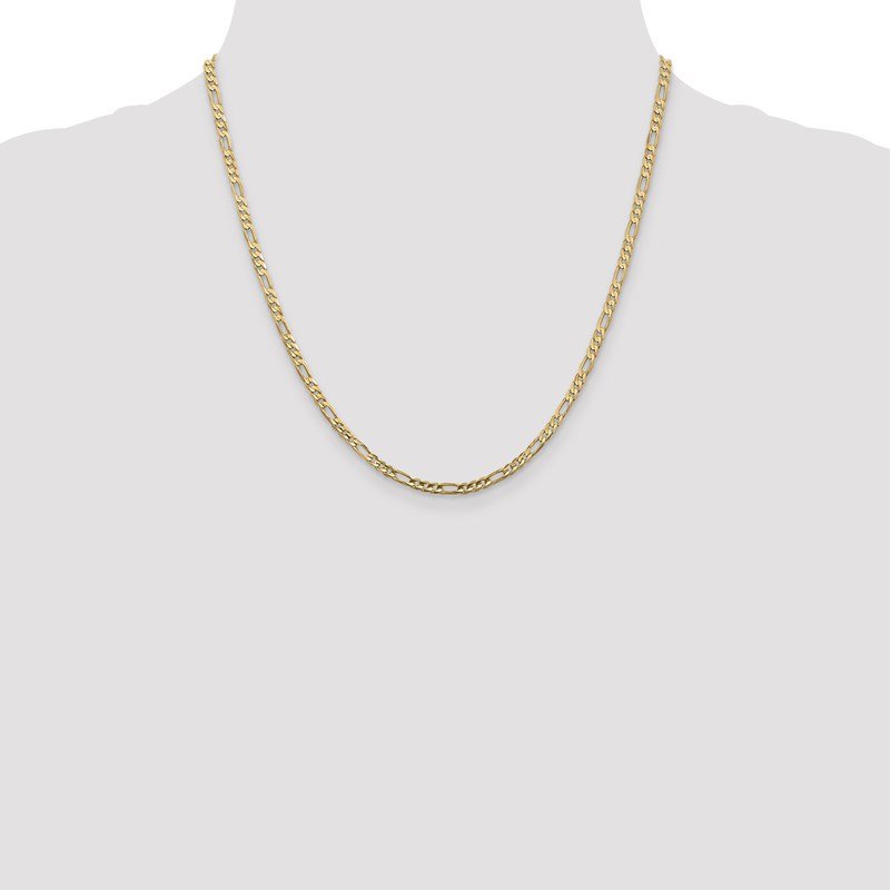 Leslies 10K Yellow Gold Polished 1.0mm Snake Wire Chain Necklace 16-18 