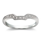 Affinity, white gold, Art Deco-inspired diamond bridal set