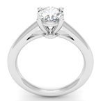 Petite Cathedral Solitaire Engagement Ring