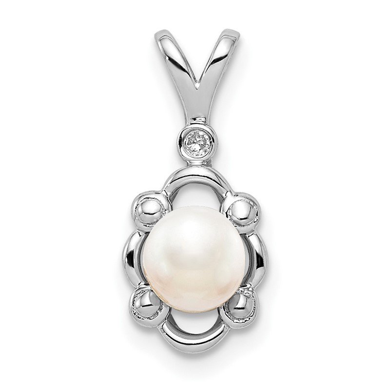 Sterling Silver FW Cultured Pearl Pendant 