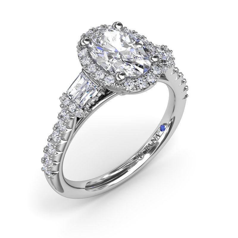 Fana Breathtaking Baguette Diamond Engagement Ring