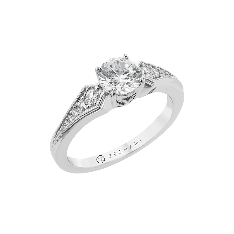 Zeghani ZR1541-A ENGAGEMENT RING