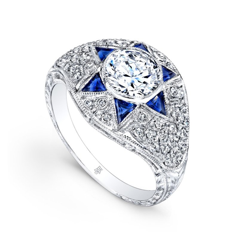 Jewelry To Go: Beverley K Diamond & Sapphire Star Bridal Ring