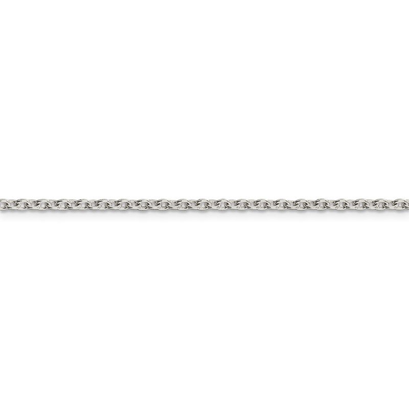 Beautiful Sterling Silver 2.25mm Cable Chain 