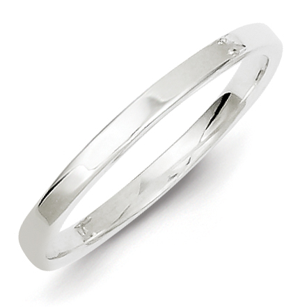 Sterling Silver 2mm Flat Band