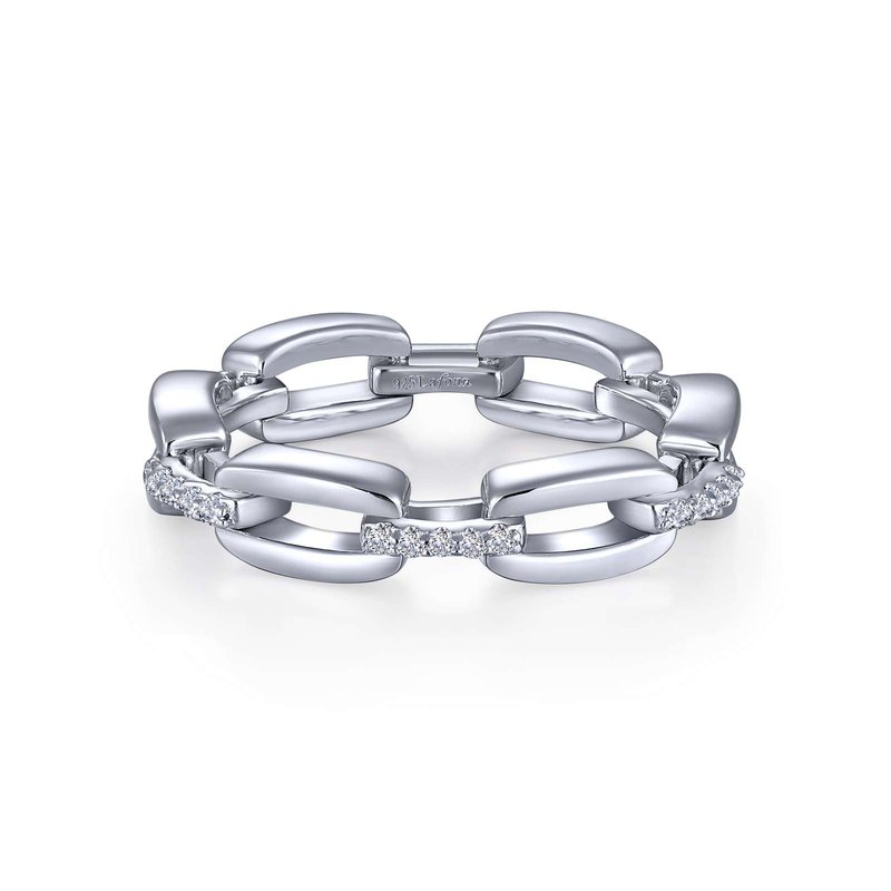 Lafonn Fashion Paperclip Chain Ring