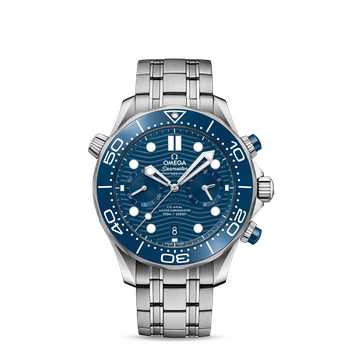 Seamaster Diver 300M Omega Co‑Axial Master Chronometer Chronograph 44 mm
