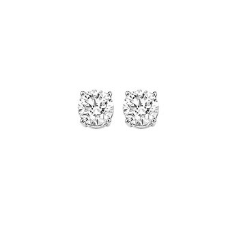 Diamond Stud Earrings in 14K White Gold (1/4 ct. tw.) I2/I3 - H/K