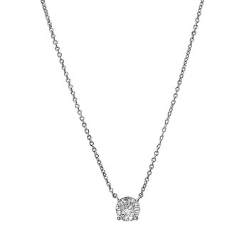 Lab Grown Diamond Solataire Necklace