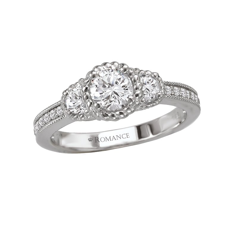 Romance 3-Stone Complete Diamond Ring
