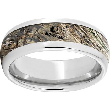 Serinium® Domed Band with Mossy Oak® Duck Blind Inlay