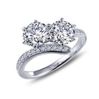 LaFonn Two-Stone Engagement Ring