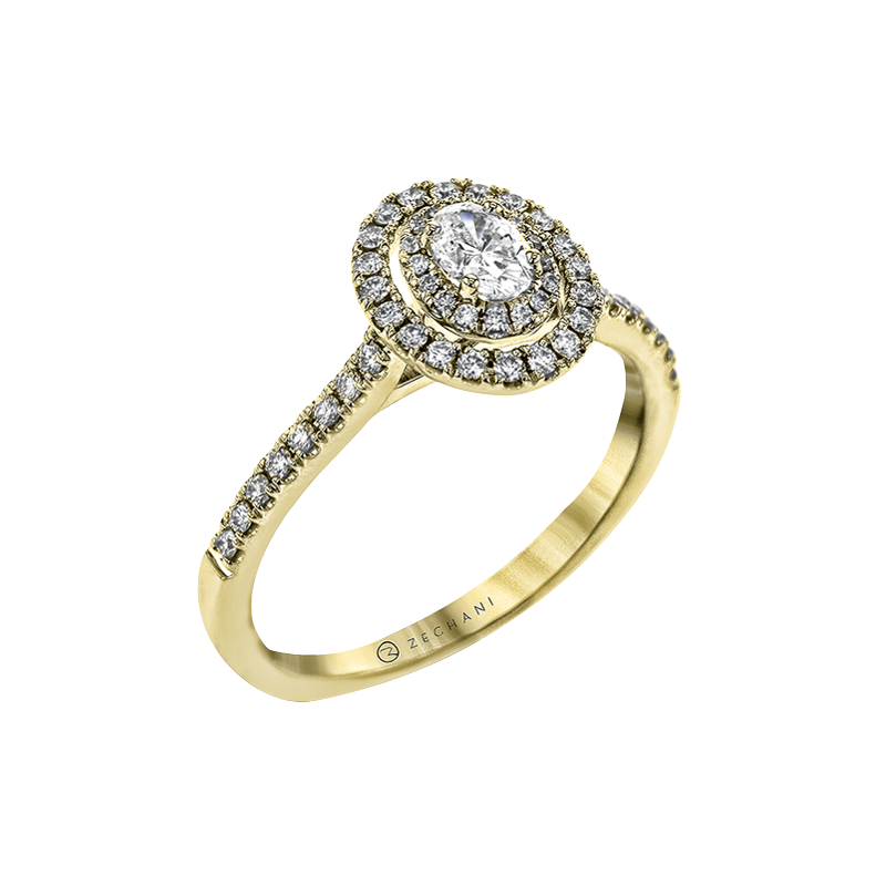 Zeghani ZR1869-Y ENGAGEMENT RING