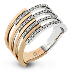 Zeghani ZR1692 RIGHT HAND RING