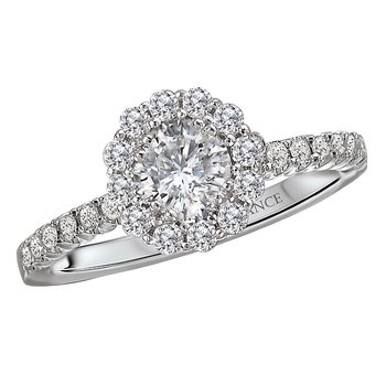 Halo Diamond Ring