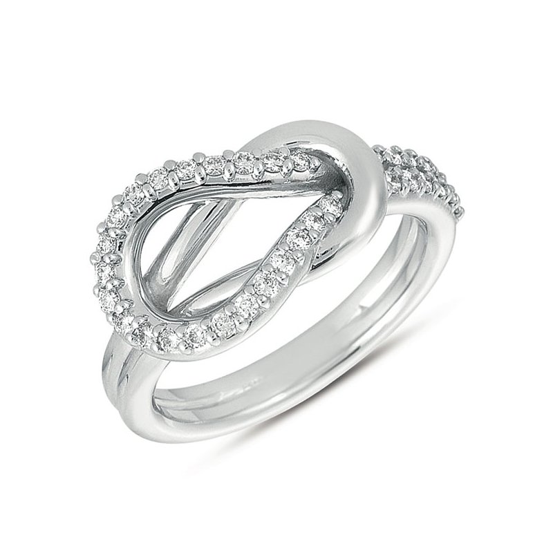White Gold Knot Ring Best Sale, 57% OFF | campingcanyelles.com