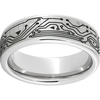 Circuit—Serinium® Engraved Ring