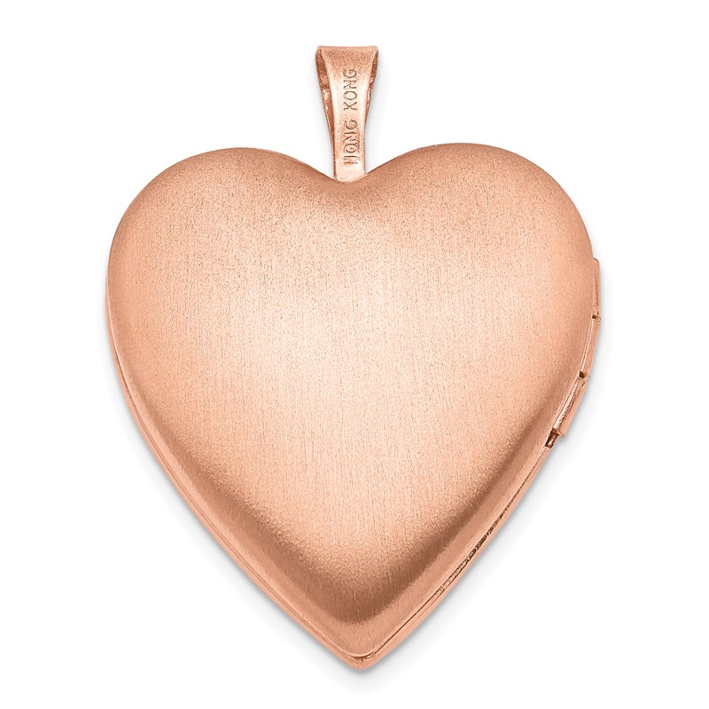 Gold Plated Sterling Silver 20mm Heart Locket