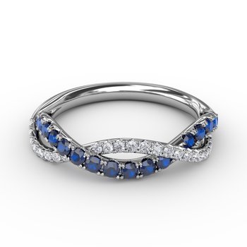 Infinite Love Sapphire and Diamond Ring