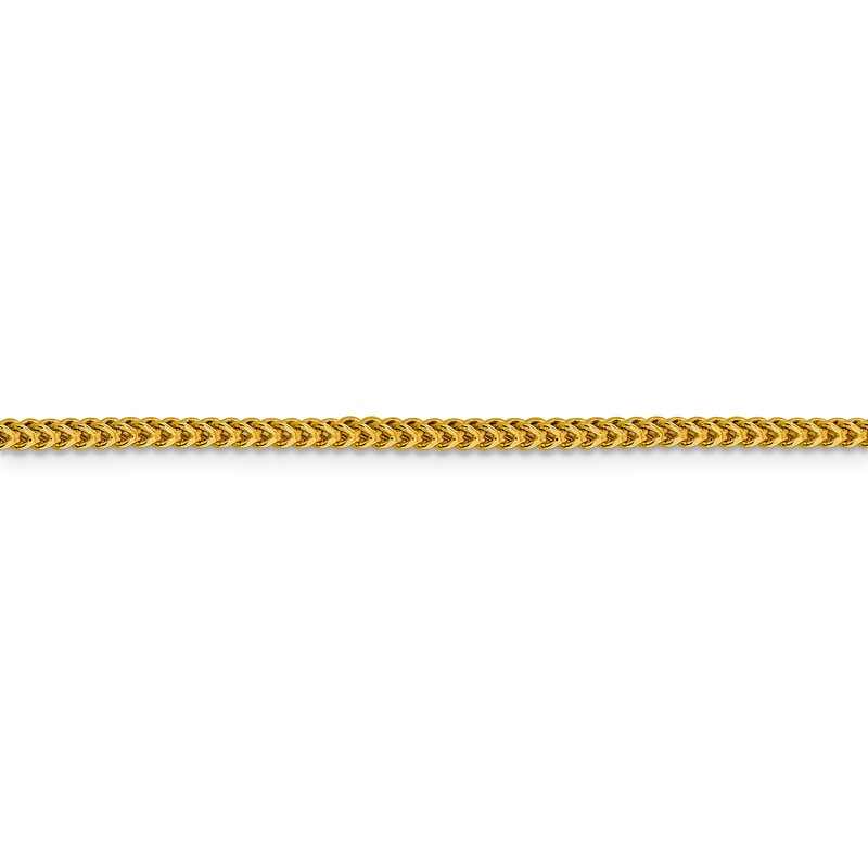 Mia Diamonds 10k Yellow Gold 3.35mm Semi-Solid Curb Link Chain Necklace