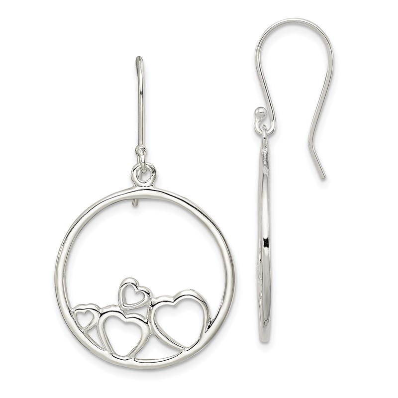 Details about   9CT GOLD PLATED 925 HALLMARKED SILVER INTERLINKED CIRCLES 64MM DROP EARRINGS