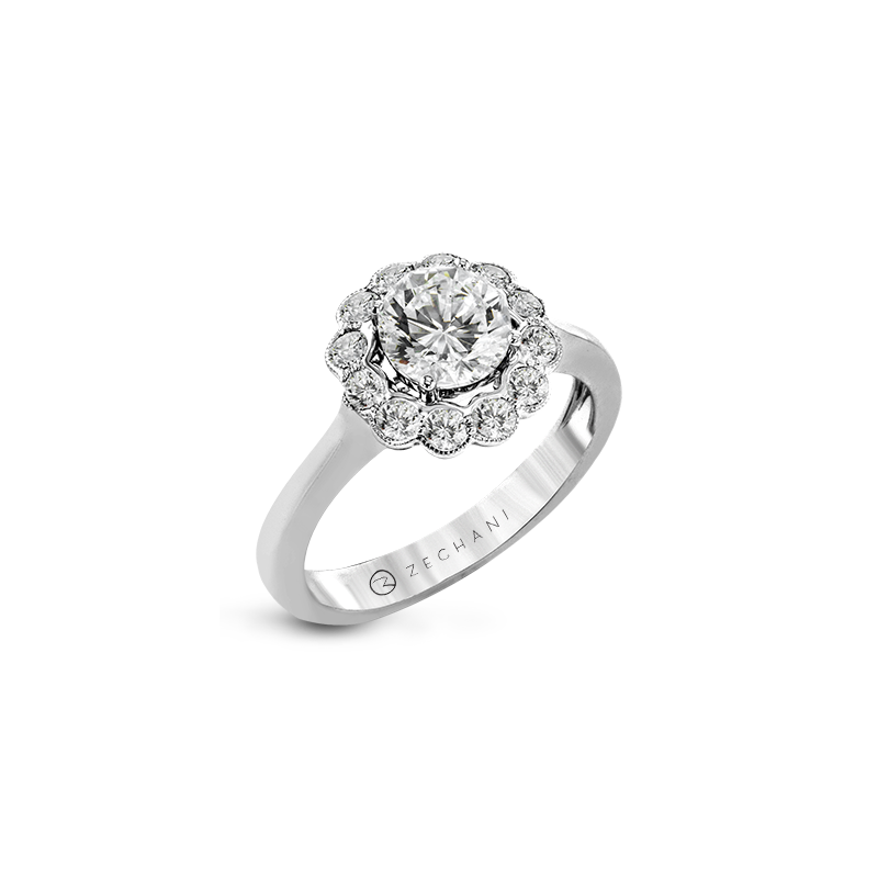 Zeghani ZR1658 ENGAGEMENT RING