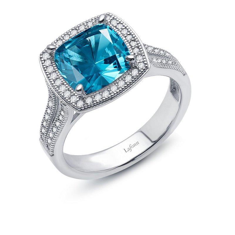 Lafonn Fashion Split-Shank Halo Engagement Ring