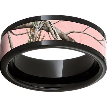 Black Diamond Ceramic™ Pipe Cut Band with Realtree® AP Pink Inlay