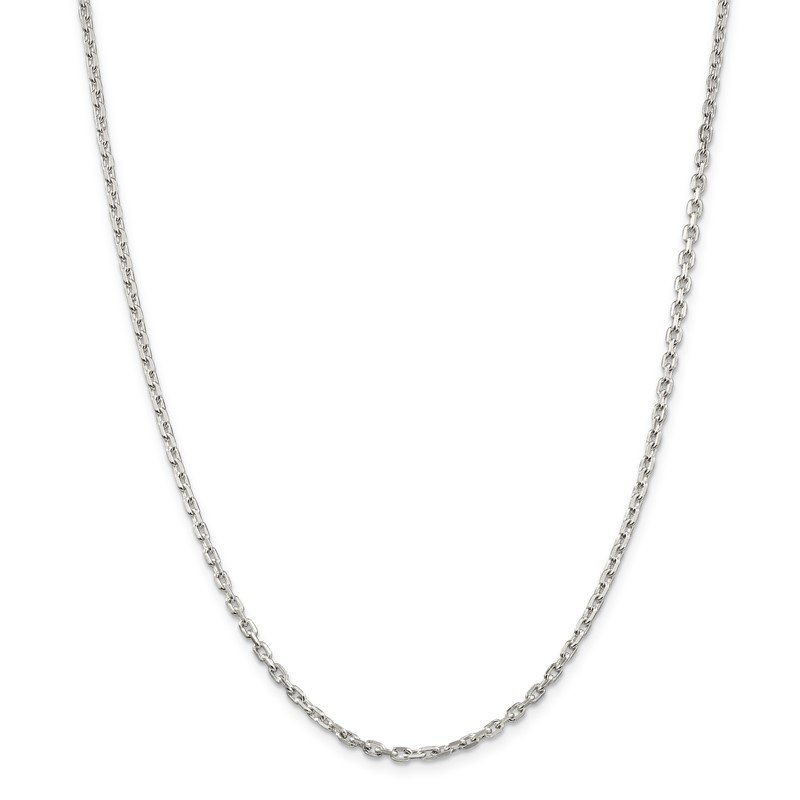 Sterling Silver 2.75mm Cable Chain 