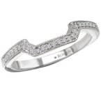 Romance Grooved  Wedding Band
