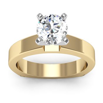 Squared Engagement Ring