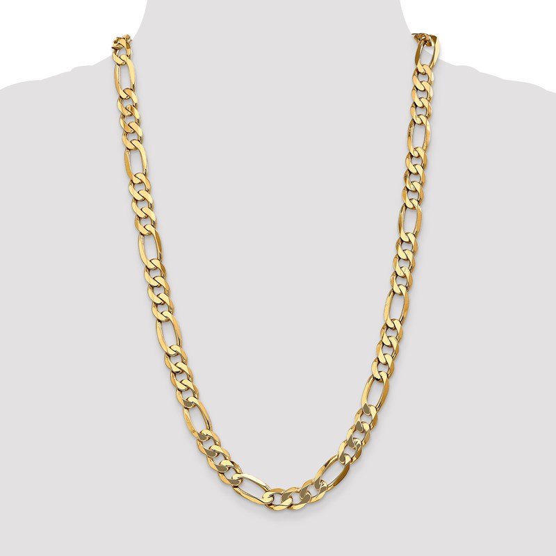 Jewelry Necklaces Chains Leslies 14k 1.25mm Flat Figaro Chain 
