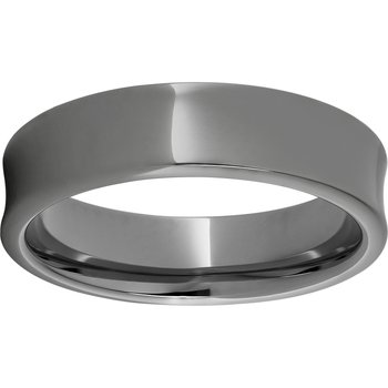 Rugged Tungsten™ 6mm Concave Polished Band