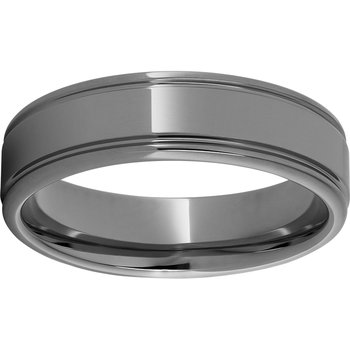 Rugged Tungsten™ 6mm Rounded Edge Polished Band