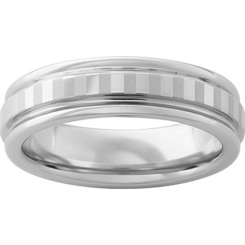 Serinium® Rounded Edge Band with Laser Engraved Stripes