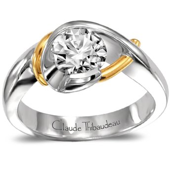 Danhov Abbraccio Engagement Ring - Kassab Jewelers