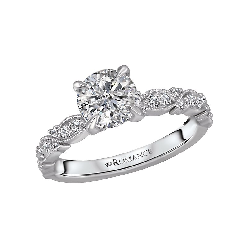 Romance Infinity Semi-Mount Diamond Ring