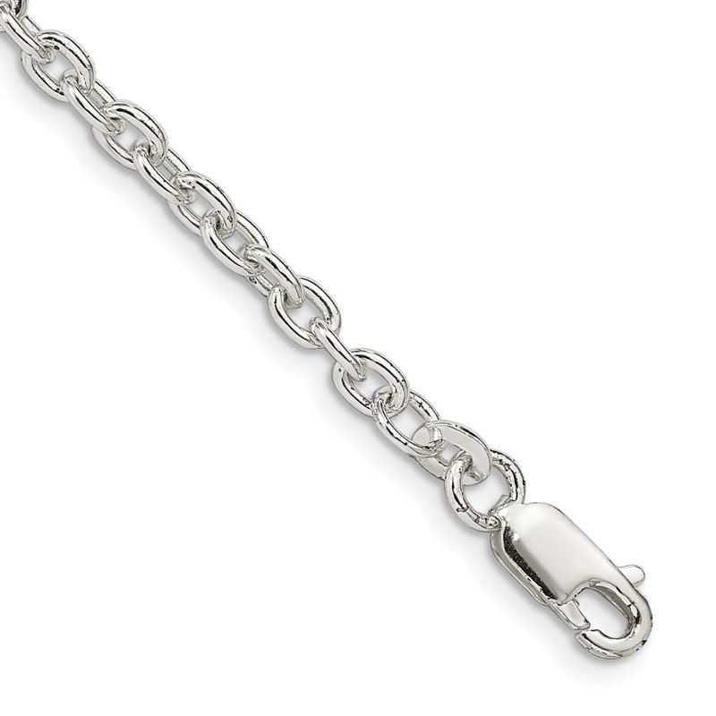 925 Sterling Silver 3.5mm Cable Chain 