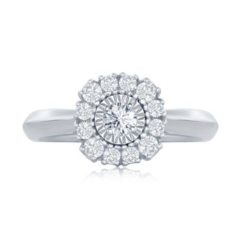 Cushion Miracle Flower Ring