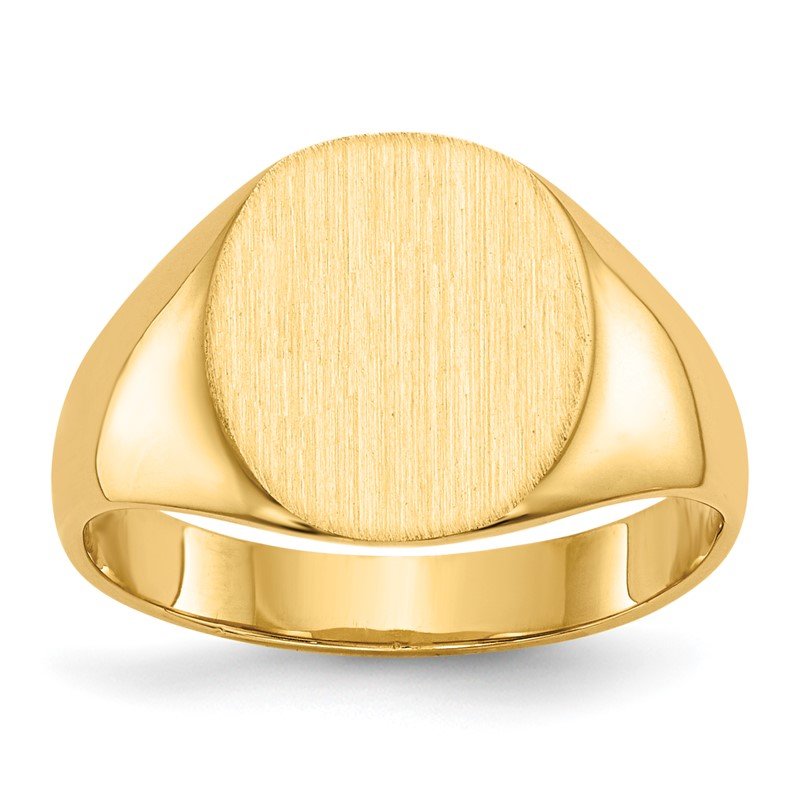 Jewel Tie 14k Yellow Gold Diamond-Cut 3.5x17mm Hollow Hoop Earrings 