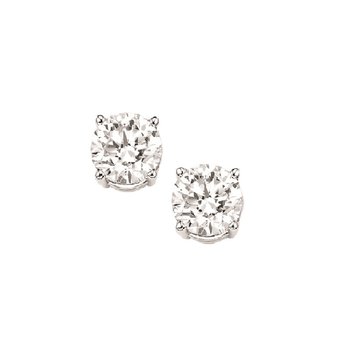Diamond Stud Earrings in 18K White Gold (1/7 ct. tw.) I1 - G/H