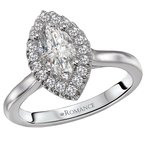 Kim Classics Halo Semi-Mount Diamond Ring