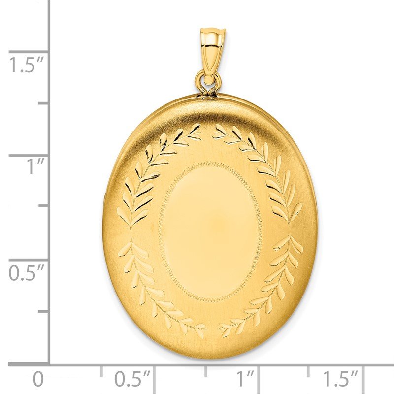 Gold and Watches 1/20 Gold Filled 26mm Swirled Oval Locket 