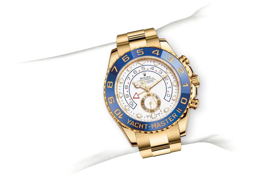 Yacht-Master II 116688 Wrist Image - Packouz Jewelers