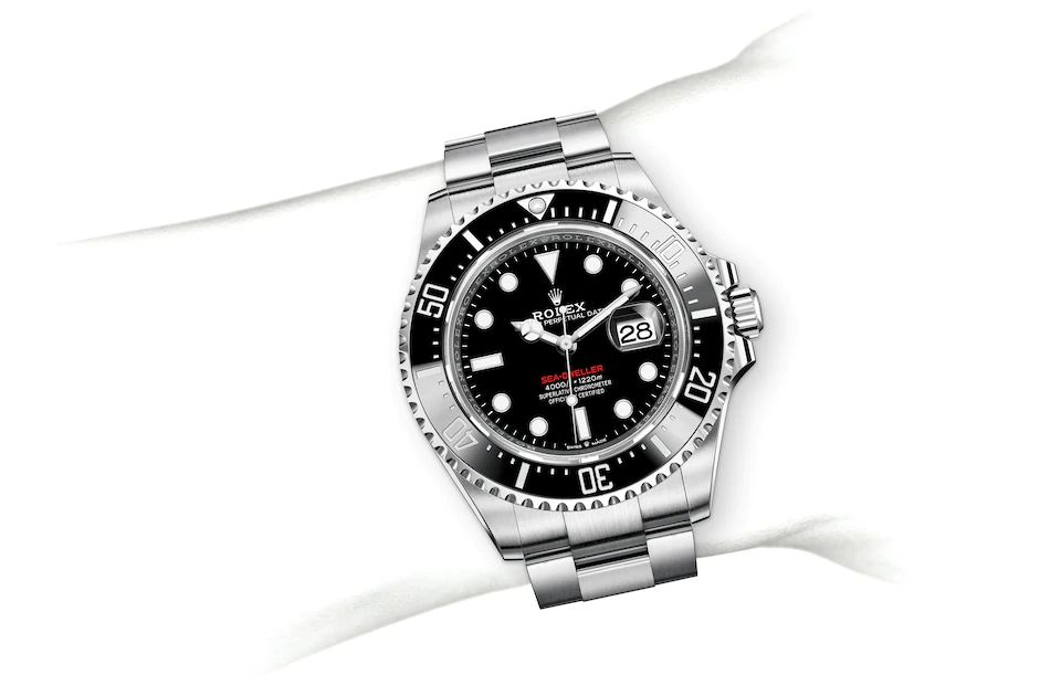 Sea-Dweller 126600 Wrist Image - Haltom's Jewelers